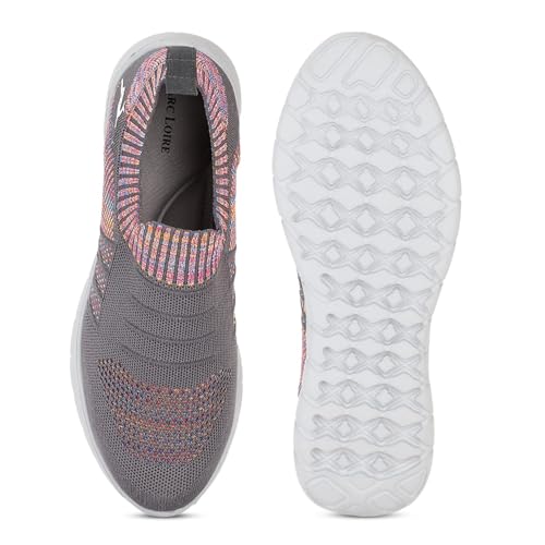 Image of Marc Loire Women's Lightweight Athleisure Knitted Active Wear Slip-On Sneaker Shoes for Sports, Athletics and Walking