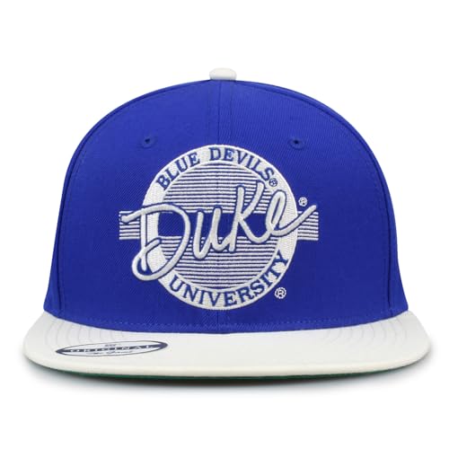 The Game NCAA Licensed Duke Blue Devils Flat Brim Snapback Hat miniatura 1