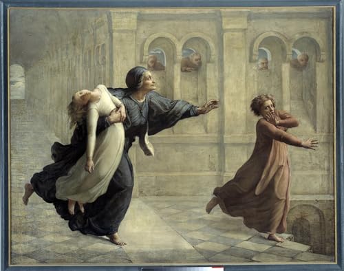 Le Poème de l'âme Tableau Toile d'Art Janmot Décoration Murale Premium