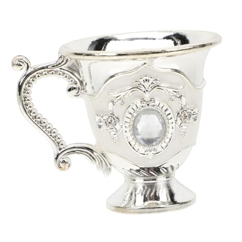 Didiseaon Bicchiere da Vino Bianco Metallo Coppa Antiscossa per Feste e Matrimoni Design Raffinato e Resistente per Uso Confezione