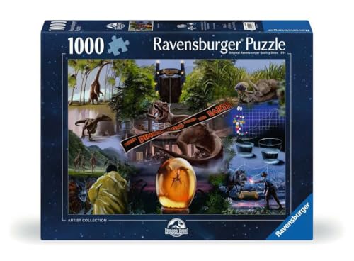 Ravensburger Jurassic Park Poster de Película Rompecabezas de 1000 Piezas - Modelo 12000187 - Hecho a Mano en Alemania miniatura 1