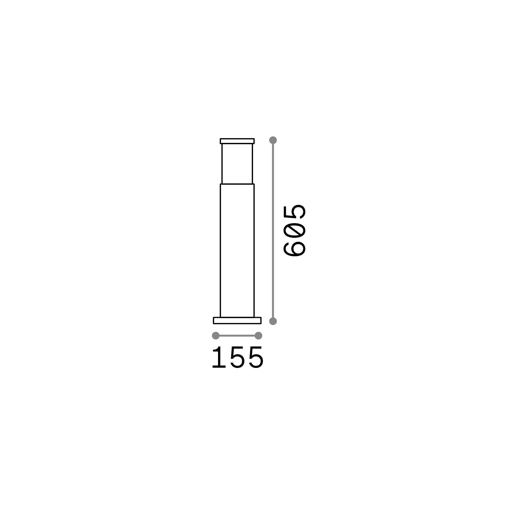 Tronco PT1 Small - 109145 - Paletto, Ideal Lux