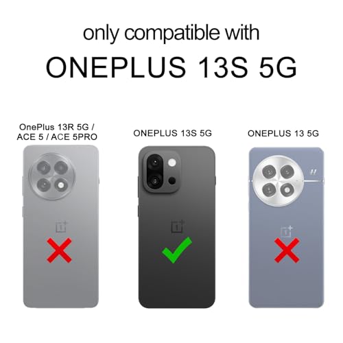 Image of COLORflow Back Cover Compatible with OnePlus 13s 5G | White Crystal Clear | MAG-Safe | Slim Soft Touch Case with Anti-Slip Grip & Camera Protection