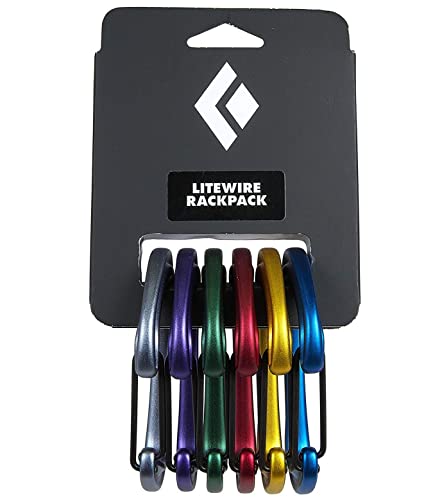 Black Diamond Litewire Carabiner Rackpack, 6 Pack