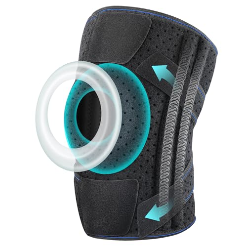 Bcuteu Kniebandage Verstellbar - Meniskus & Arthritis Unterstützung - Für Sport & Alltag - Größe M
