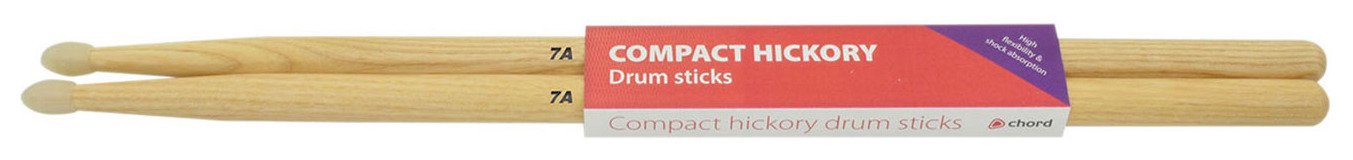 chord H7ANC Compact Hickory Drum Stick (Pack of 2)