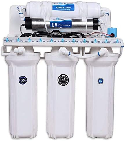 Aquadpure 5 Stage Electrical Under sink and Wall Mounted UV Water Purifier (NO RO, NO Booster Pump, No Taste Change,)35L