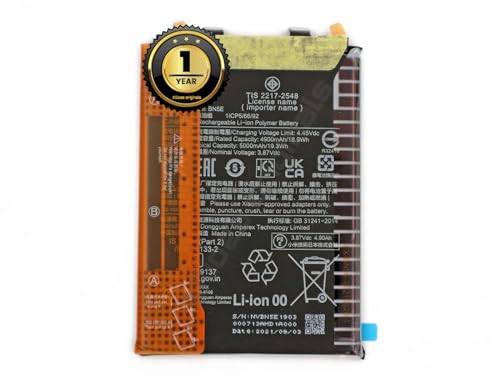 Image of BN5E Battery for Redmi Note 11 Pro 5G 21091116I, 2201116SG / Poco X4 Pro 5G MZB0AWFIN 5000mAh Battery with 1 Year Warranty** (B269)