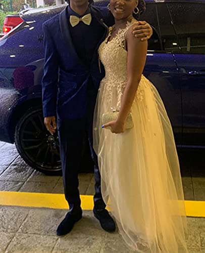 Ly Dress Women's Bridal Wedding Dress Tulle Lace Long Party Evening Dress Sleeveless Bridesmaid Dresses Green Us26W #TOP2
