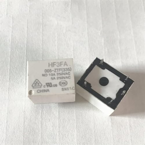 Relais HF3FA 5V F3FA-005-HTF : mini relais de puissance 10A 250V 4 pins PCB