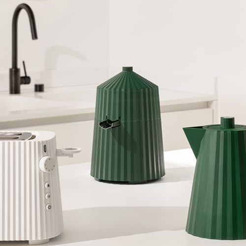 Alessi Plissé MDL07GR/US – Espremedor elétrico de cítricos em resina termoplástica, plugue EUA 85W,