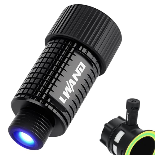 Rechargeable Archery Sight Light Bow Sight Light - 3 Brightness Levels Blue Light with Universal 6/9/11mm Adapters for Night Hunting Archery