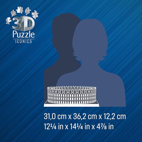 Ravensburger - Puzzle 3D Iconics Colosseo Led | Puzzle 3D Per Adulti E Bambini A Partire Dagli 8 Anni | Modellismo Da Costruire Adulti Di 216 Pezzi | Regalo Bambino 8 Anni E Più - 5