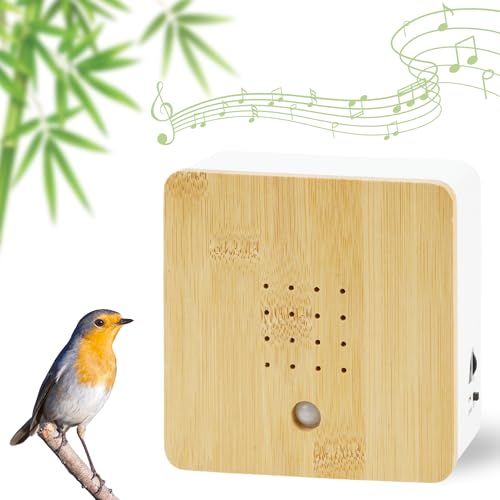 Bird Noise Maker, Birdy Sound Device Chirping Box, Natural Singing Speaker Birds Nature Sounds Maker, Healing Portable Therapy Motion Sensor For Home Interiors Bathroom Spa Guest Toilet And Relaxation