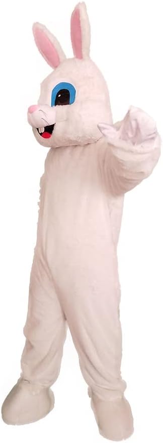 Easter Party Rabbit Costume Bunny Costume Plush Halloween Animal Mascot Costume - Image 2