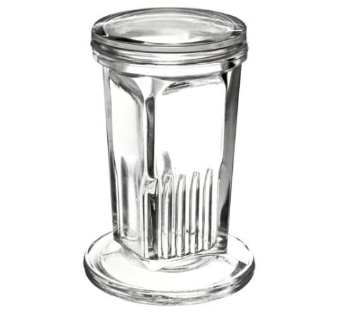 SHIV SCIENTIFIC GLASS COPLIN STAINING JAR. 5 TO 10 SLIDE. ONE UNIT-image-43