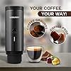 Portable Espresso Machine - Travel Espresso Maker for Both Coffee Ground & Capsules - Battery Powered Coffee Maker - Portable Coffee Maker for Travel, Camping, Home, Office, RV
