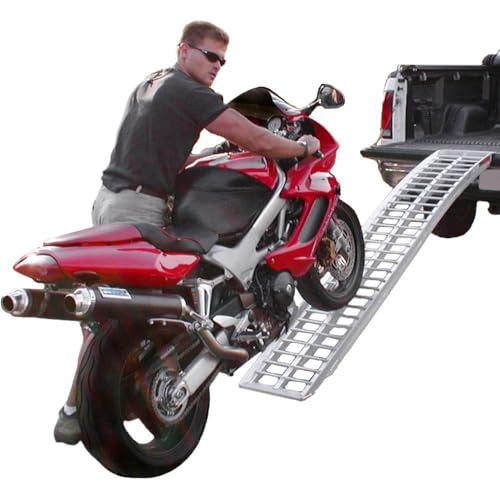 Rage Powersports Motocross Dirt Bike Loading Ramp Single Arched Runner