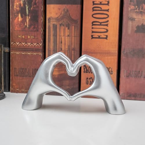 Escultura de Manos en Forma de Corazón Pequeña Decorativa miniatura 5