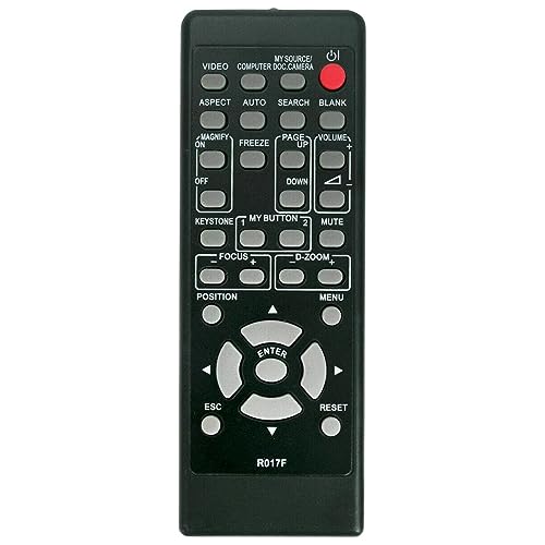R017F VINABTY Replacement Remote Control Fit for Hitachi Projector BZ-1 CP-A221N CP-A221NM CP-A222WN CP-A222WNM CP-A301N CP-A301NM CP-A302WN CP-A302WNM CP-A352WN CP-A352WNM CP-AW250N CP-AW250NM - Image 2