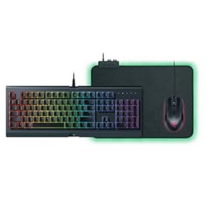 Razer Holiday Bundle 2018 Cynosa Chroma Gaming Keyboard, Abyssus Gaming Mouse, Goliathus Chroma Mousepad