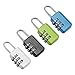 3 Digits Dial Combination Luggage Case Password Lock Code Padlock Green Fashion design
