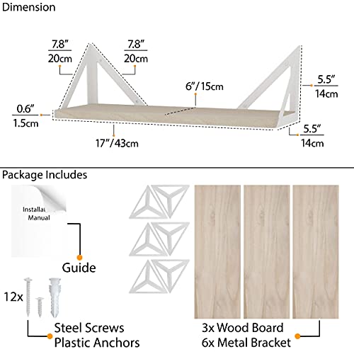 Wallniture LGO137 Minori Floating Shelves thumb #2