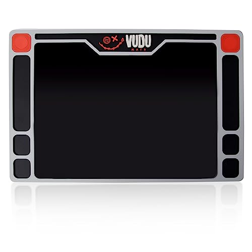 VUDU Magnetic Mat - Multi-Purpose PVC Hobby Mat with Magnetic Corners, Crafting Work Surface for...