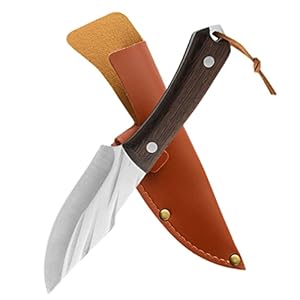 ZUNOXAZ Ergonomisches Fleischschneider Beil mit Schutzhülle