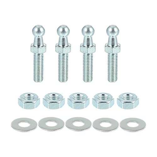 Bola de puntal de coche de 10 mm con rosca de 5/16-18 y vástago de 1 pulgada