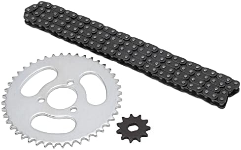 Kit de cadena T8F, juego de piñones delanteros y traseros para karts modificados, cuatrimotos, mini motocicletas, reemplazo de engranajes de alta