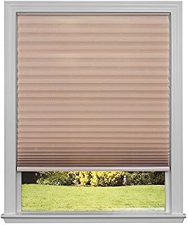Easy Lift Trim-at-Home Cordless Pleated Light Filtering Fabric Shade Natural, 30 in x
