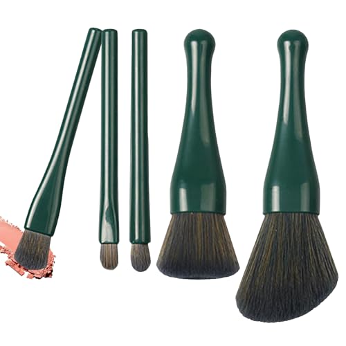 女性用メイクブラシセット - トラベル用リップハイライトアイシャドウブラシ | 女性と女の子向け収納式携帯用化粧ツール