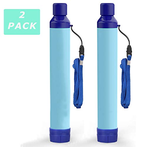 Kerrogee Portable Water Filter Straw,396 Gallon Filtration Capacity,0.01 Micron Filtration Accuracy Survival Water