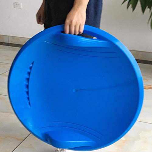 GOBEAUTY Snow Saucer Sled Plastic Snow Disc Saucer Sled Round Downhill