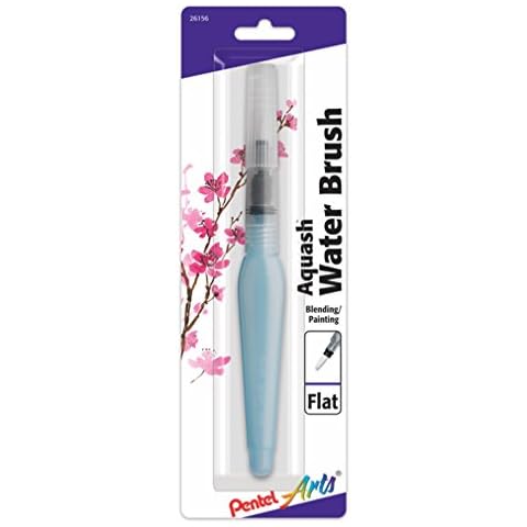 Pentel Arts Aquash Flat Tip Water Brush Cover