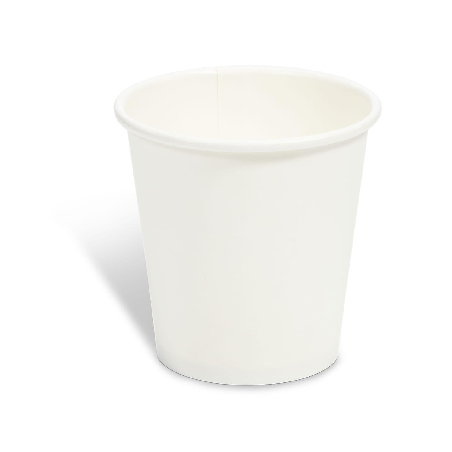 Perk Pk59141 - Vasos de papel para bebidas calientes, 85.0 g, color blanco, paquete de 100