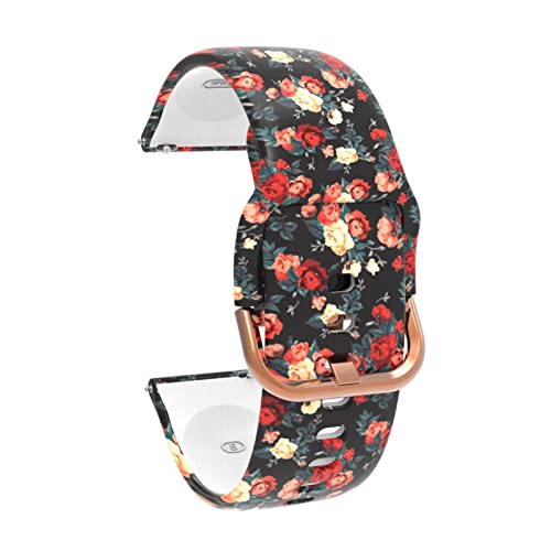 Correa de muñeca de silicona para entrenar al aire libre con tu pulsera de 22 mm