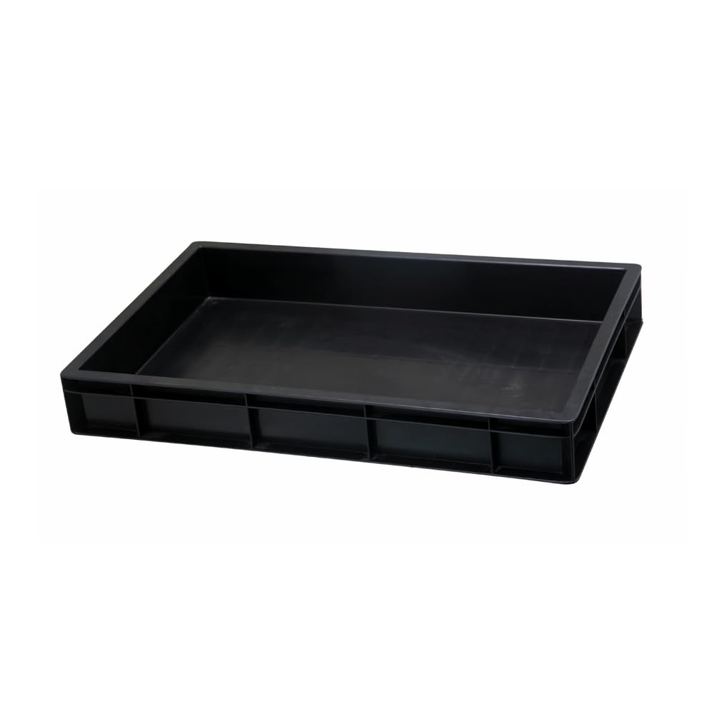 Sky ESD Safe Conductive Tray for Storage Electronic Item Part Etc for Use ESD Area and Service Centre Crates -Size (430x290x75mm Black