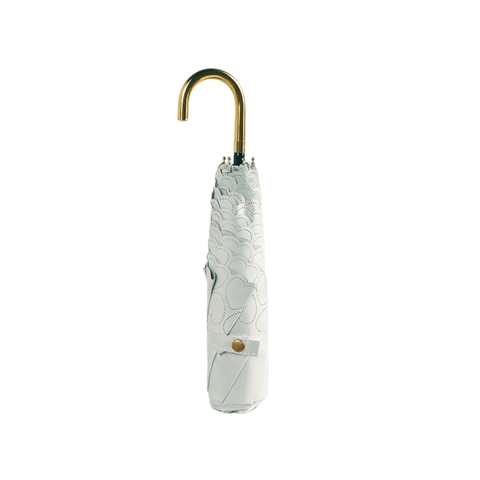 Parapluie de Voyage Coupe-Vent, Parapluie Pliable Compact Portable avec poignée en Forme de U, Parapluie pour Hommes Femmes