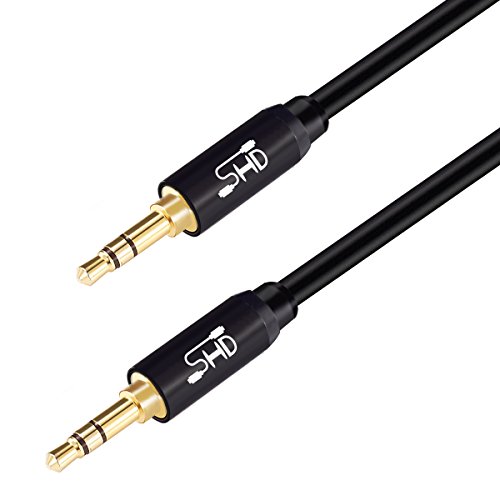 Aux Cable,Shd 3.5Mm Audio Cable Aux For Car Auxiliary Audio Stereo Cable 3.5Mm Cord Premium Sound Dual Shielded With Gold Plated Connectors-3Feet #TOP4