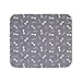 Pet Pee Pad,Pee Pads for Dogs with Pheromones,Washable Reusable Puppy Training Pads with 4-Layer Leak Protection,Easy to Clean,Odor Control, and Non-Slip Base (Grey)