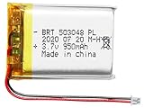 BrightTea 3.7V 950mAh Battery Lithium Ion Polymer Rechargeable Battery Li-ion Li-Po