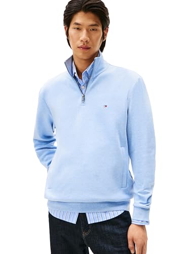 Image of Tommy Hilfiger Men's Medium Weight 1 /4 Zip Sweatshirt