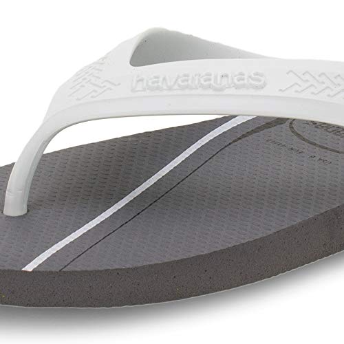 Chinelo Top Max Basic, Havaianas, Masculino, Cinza Aço, 41/42