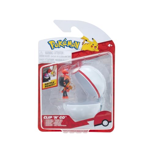 Pokémon Clip ‘N’ Go Charcadet and Premier Ball - Includes 2-Inch Battle Figure and Premier Ball Accessory Pokémon Clip ‘N’ Go Charcadet and Premier Ball - Includes 2-Inch Battle Figure and Premier Ball Accessory