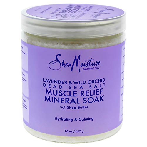 Shea Moisture Lavender & Wild Orchid Dead Sea Salt Muscle Relief Mineral Soak