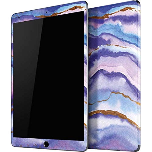 Skinit Decal Tablet skin compatible with iPad Air - Officially Licensed Blue Violet Watercolor Geode Design
