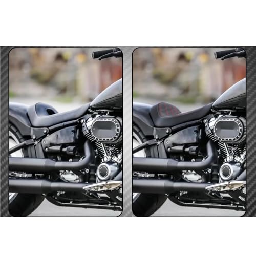 Siège moto deux places bas résout le manque de confort passager sur Softail FXBR FLFB - 3
