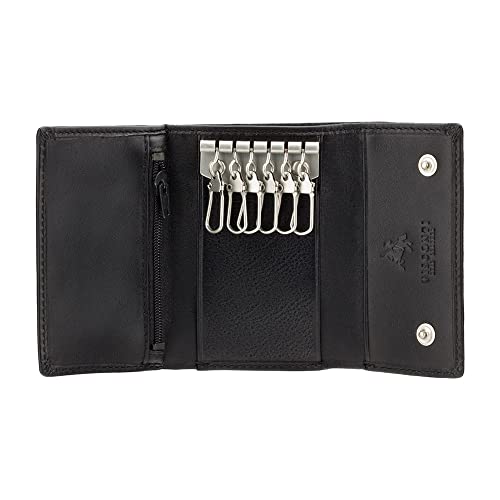 Visconti 1178 Genuine Leather Mens Slim Key Case Wallet/Key Chain